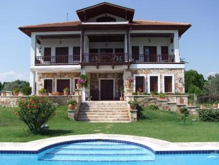 Estate For Sale, Dalyan 12,338M2 Plot Luxury Villa For Sale In