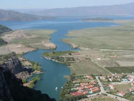 Dalyan Kanala Sıfır Satılık 5472M2 Arsa