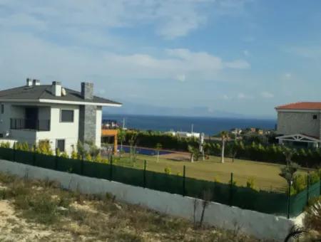 Çeşme Dalyan Mahallesinde Full Deniz Manzaralı 1176M2 İmarlı Satılık Arsa